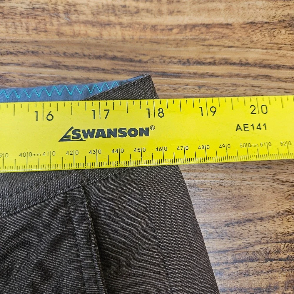 Lot of 2 Linksoul Boardwalker Golf Pants Mens 36L Brown Grey LS6153-L Stretch